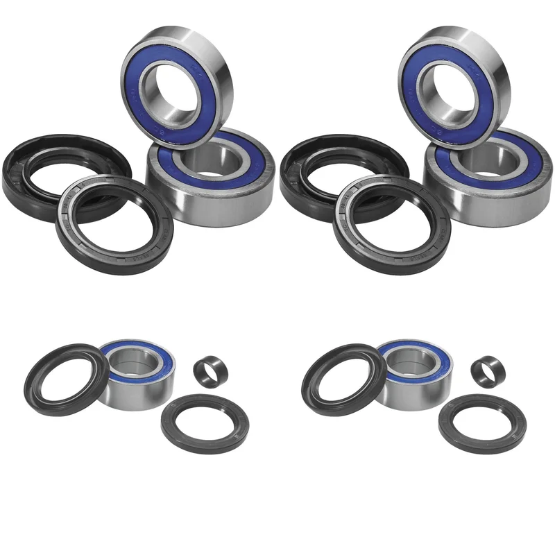 QUADBOSS Front and Rear Wheel Bearing Kits for Honda TRX500FA 2015-2016