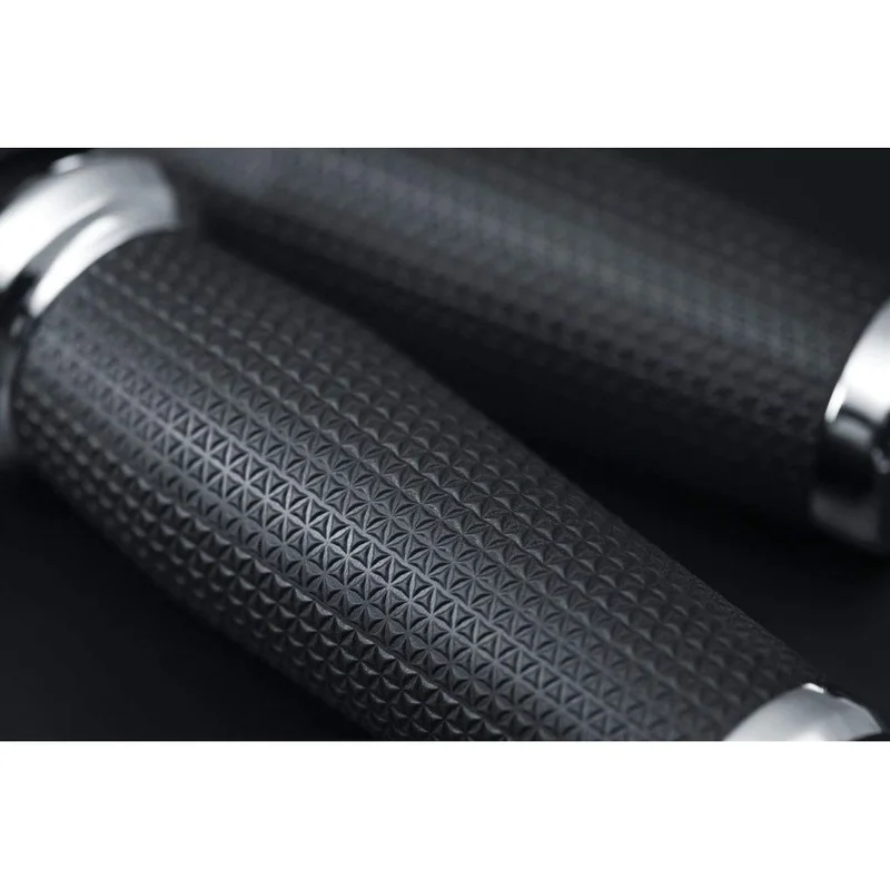 Kuryakyn Thresher Grips For V-Twin Dual Cable Cable Chrome