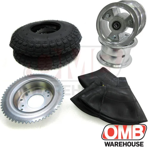 5″ Tri-Star Wheel Package – Universal Tire – 60 Tooth Sprocket