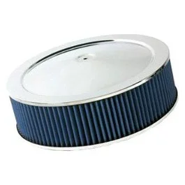aFe Power 18-21401 – Air Filter Chrome Assembly 14 D x 3 H in (Black/Blue)