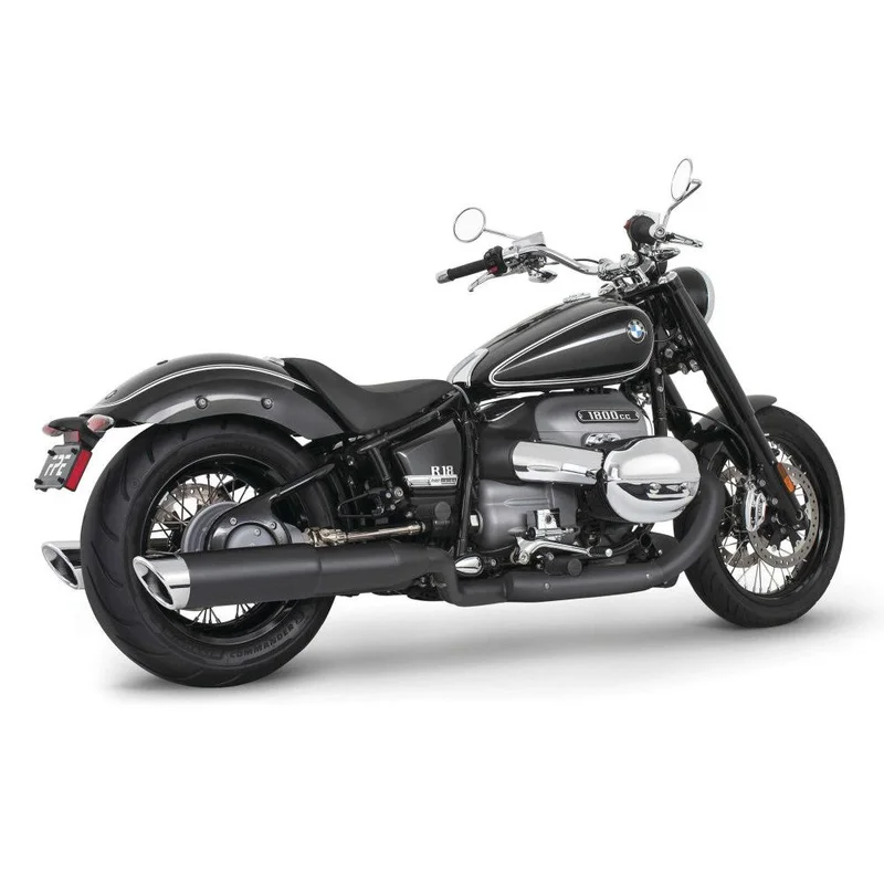 Freedom Performance 4.5″ Slip-On Exhaust Slash Cut Black Chrome Tip For BMW R18 2021
