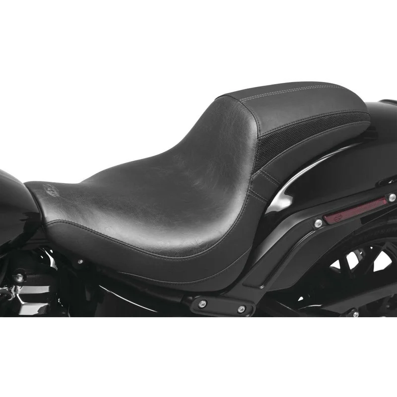 Mustang 11″ Black Smooth Rear Passenger Pillion Seat 79717