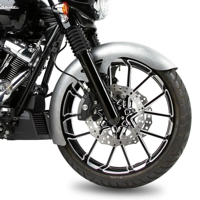 Arlen Ness Rapper Fat Front Fender with Fork Boot 60-703