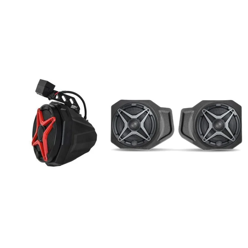 SSV Works Cage Mounted 6.5″ SSV Speakers With 6.5″ Front Speaker Pods For Polaris Ranger XP 1000 18-22