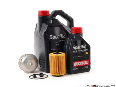 Oil Service Kit – With Magnetic Drain Plug & Silver Aluminum Oil Filter Housing | ES2804769