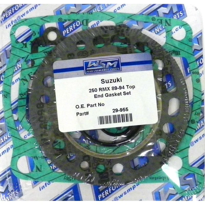 WSM Top End Gasket Kit For Suzuki 250 RMX 89-94 29-955