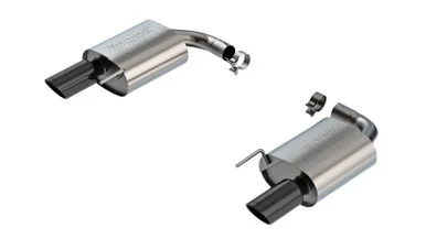 Borla 2024-2025 Ford Mustang Eco Boost 2.3L S-Type Axle Back Exhaust w/ Black Chrome Tips – 11986BC