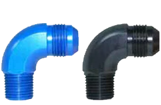Speedflow -4AN to NPT Male-Male 90deg Adapters (SF-822-04)