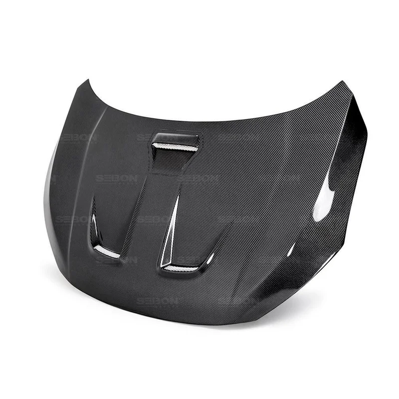 Seibon MR-Style Carbon Fiber Hood | 2016-2021 Honda Civic (HD16HDCV-MR)
