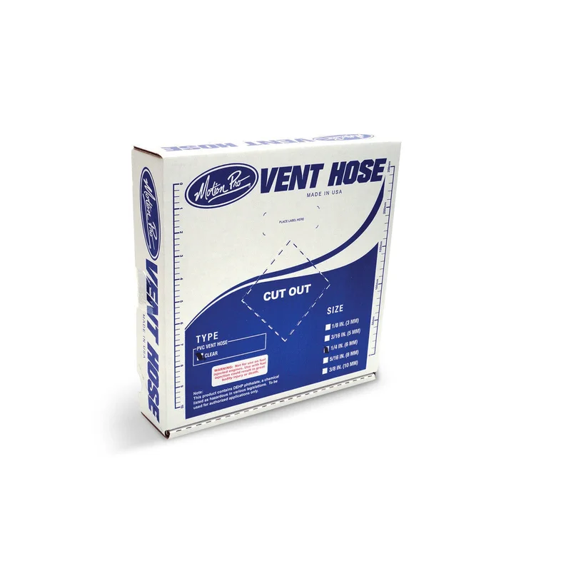 Motion Pro Clear Vinyl Vent Line 1/4″ x 25′ 12-0002