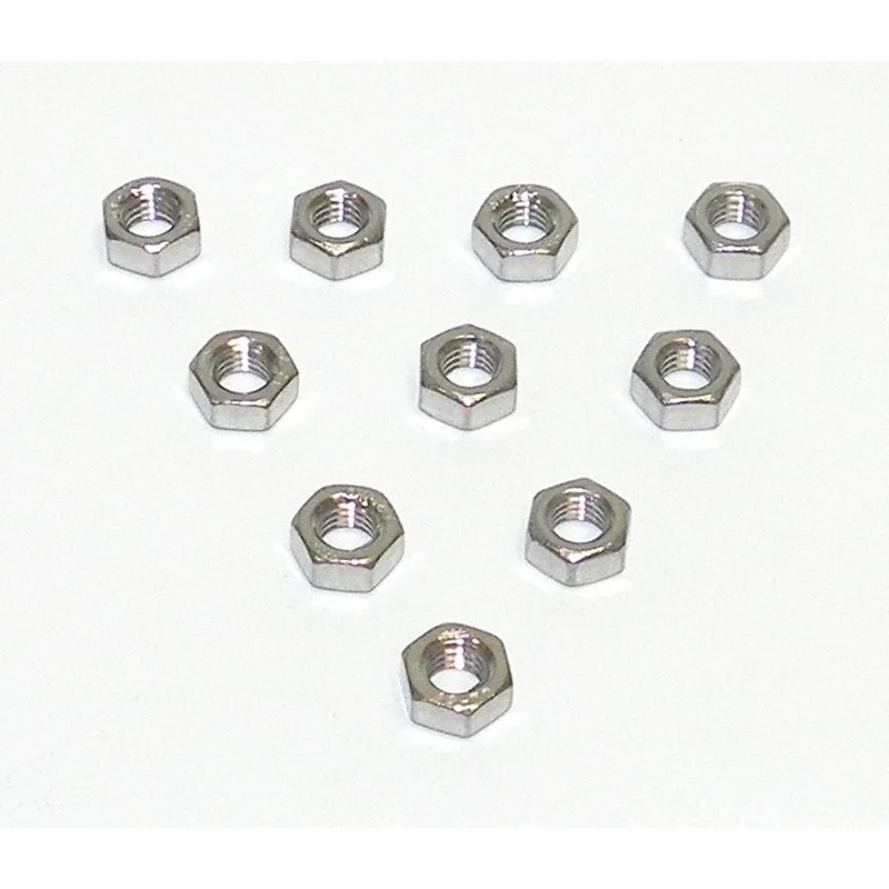WSM Hex Nut 5mm Stainless – Pack Of 10 014-600