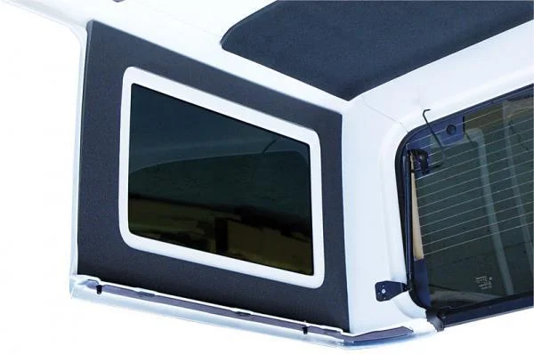 Jeep Wrangler Side Window Kit – ’11-Up 4-Door, Gray by DEI