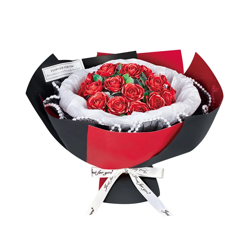 DIY Metal 3D Bouquet Adult Assembly handcrafted Set for Home Decoration
