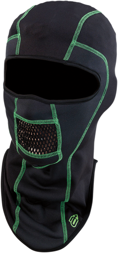 ARCTIVA Balaclava Pro - Black/Green - Small/Medium 2503-0377