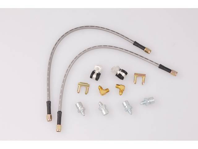 Braided Stainless Steel Front Brake Hoses