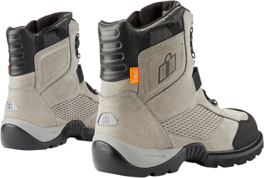 ICON Stormhawk Boots - Gray - Size 8 3403-1174