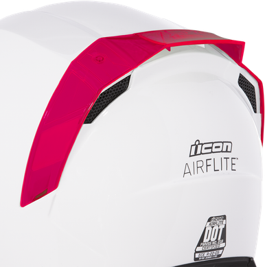 ICON Airflite Rear Spoiler - Dayglo Red 0133-1308