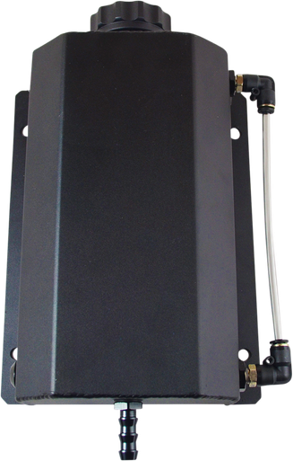 Straightline Performance Custom Aluminum Square Tank 2L Black Powder Coated 268-102