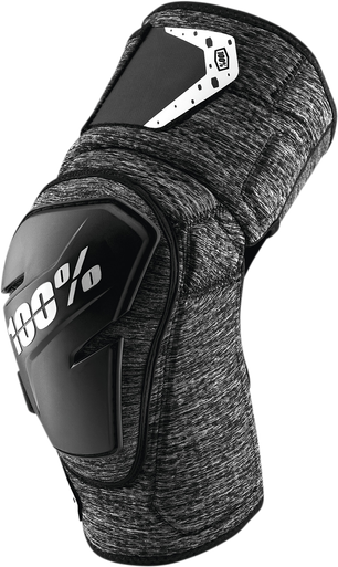 100% Fortis Knee Guards - Gray/Black - S/M 70007-00003