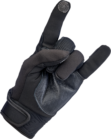 BILTWELL Baja Gloves - Black - XL 1508-0101-305