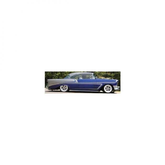 Chevy Quarter Glass, Date Coded, Clear, 2-Door Hardtop, 1955-1957