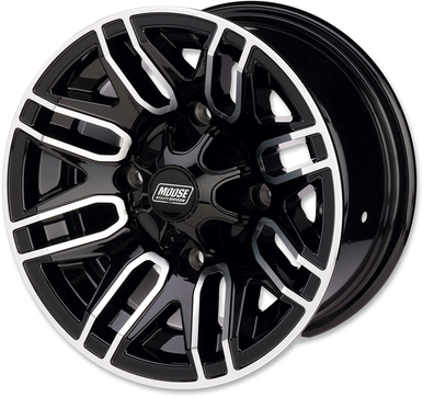MOOSE UTILITY 112X Wheel - Front - 14x7 - 4/136 - 4+3 - Black 112M147136GBMF4