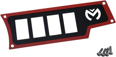 MOOSE UTILITY Dash Plate - Right - Red - RZR 100-4353-PU