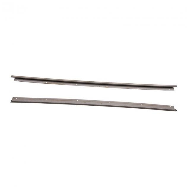 Dennis Carpenter Door Scuff Plates - Business Coupe, 4 Door Front - Pair - 1941-48 Ford Car 11A-7713250-PR