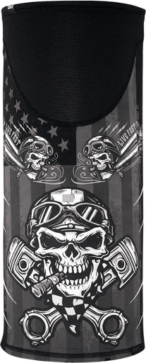 ZAN HEADGEAR Motley Tube‚Â Sportflex‚Â Windproof Neck Tube - Biker Skull TW712