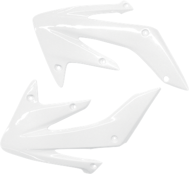 UFO Radiator Covers - White - CRF 250 HO03634-041