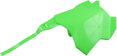 UFO Front Number Plate - KX Green - Kawasaki KA04738-026