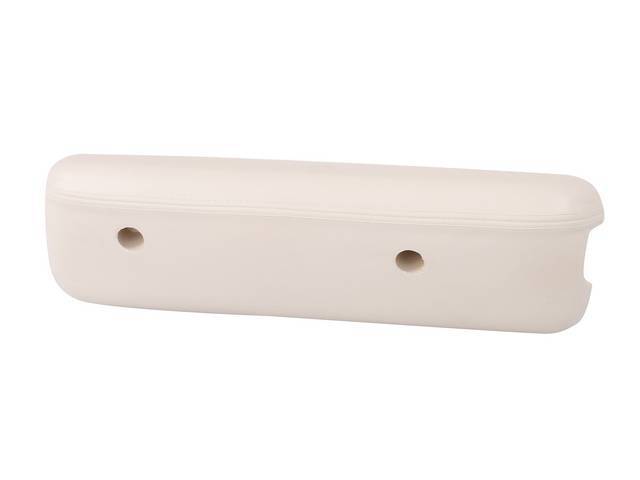 Door Arm Rest Pad, Deluxe, LH, Parchment