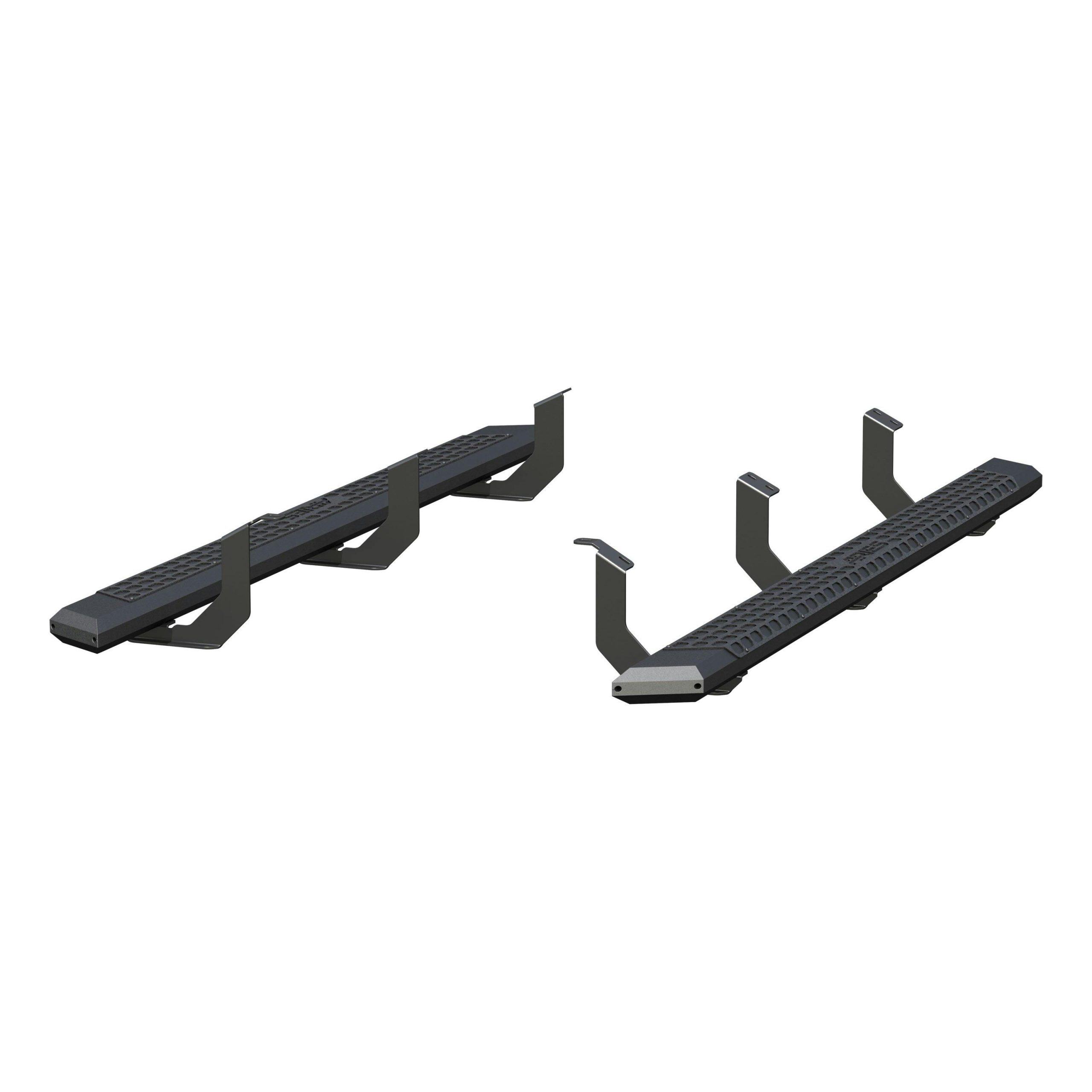ARIES 2556055 AdvantEDGE 5-1/2" x 85" Black Aluminum Side Bars, Select Toyota Tundra Crew Cab