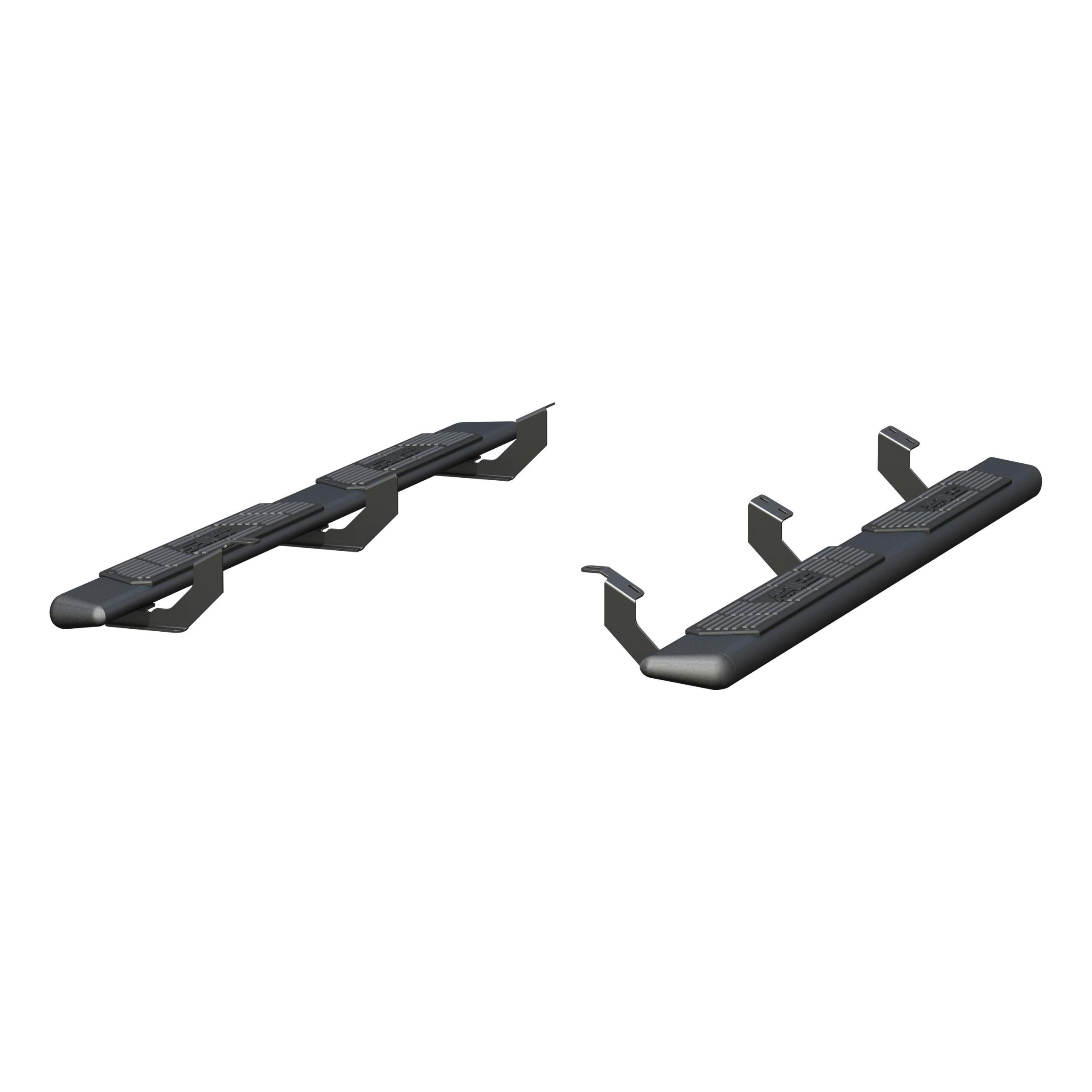 ARIES 2558027 AscentStep 5-1/2" x 75" Black Steel Running Boards, Select Toyota Tacoma