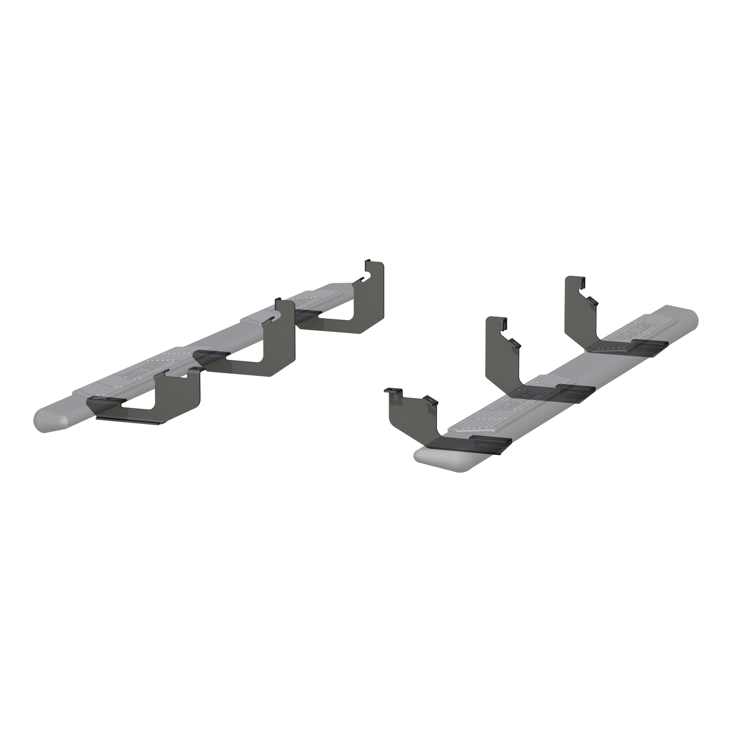 ARIES 2558052 AscentStep 5-1/2" x 85" Black Steel Running Boards, Select Ford Ranger Crew Cab