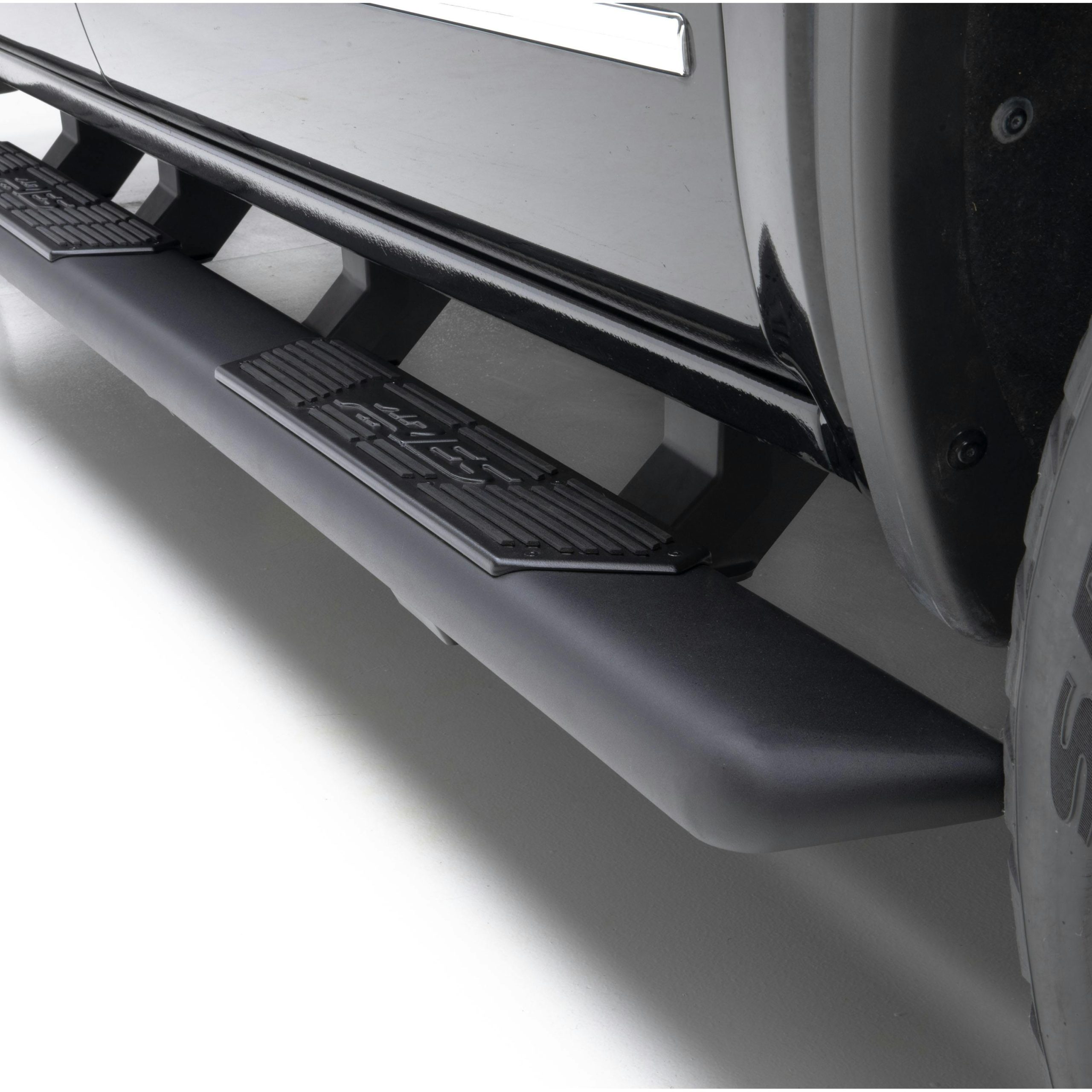 ARIES 2558054 AscentStep 5-1/2" x 75" Black Steel Running Boards, Select Ford Explorer
