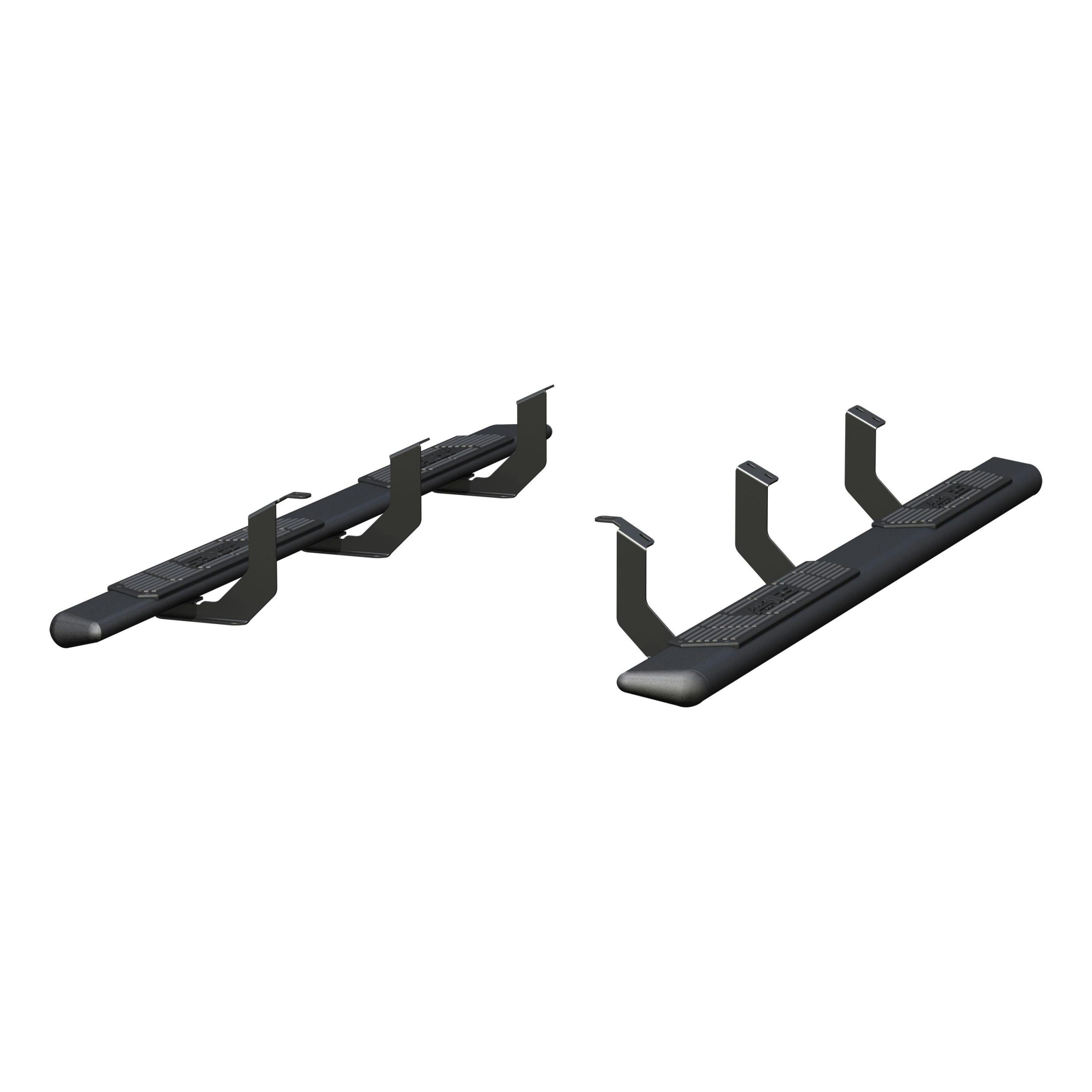 ARIES 2558055 AscentStep 5-1/2" x 85" Black Steel Running Board, Select Toyota Tundra Crew Cab