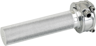 BILTWELL Throttle - Single Cable - Whiskey - Polished 6601-303-01