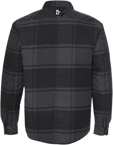 THROTTLE THREADS Drag Specialties Quilted Jacket - Plaid - XL DRG24J86BKXR
