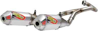 Pro Circuit T-6 Dual Exhaust System Honda CRF450R 2017 0111745G2