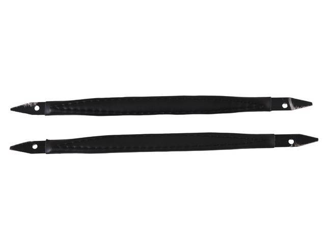 Door Panel Pull Handles, Black