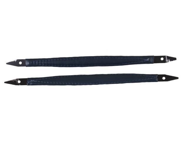 Door Panel Pull Handles, Dark Blue