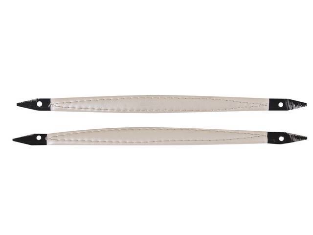 Door Panel Pull Handles, White