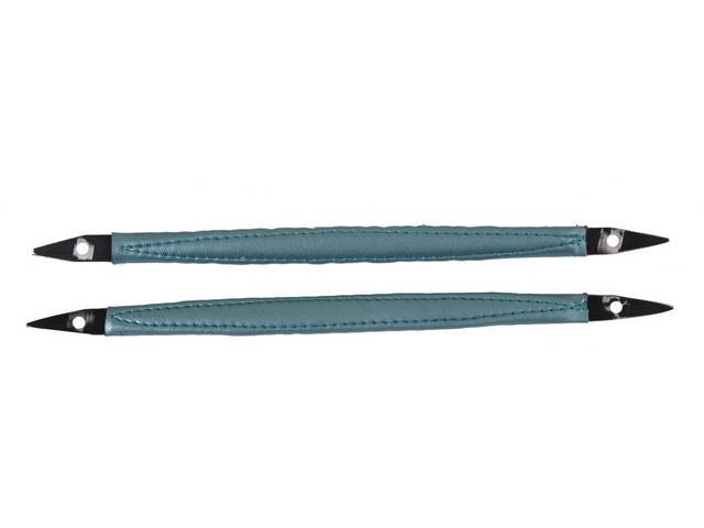 Door Panel Pull Handles, Light Aqua