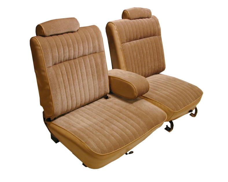 Acme Auto Front 55/45 Split Bench with Arm Rest and Rear Bench Seat Upholstery U2003S