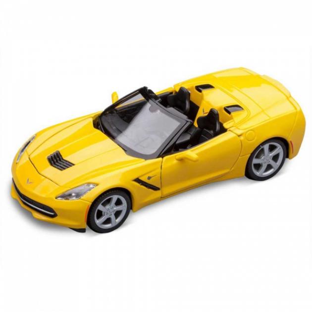 Corvette Yellow Stingray Convertible Die-Cast Model