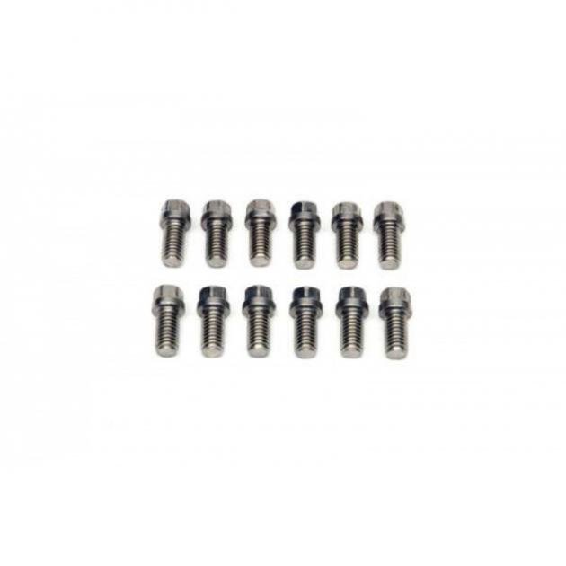 Nova Exhaust Header Mounting Bolt Set, Small Block, Stainless Steel, 1967-1969