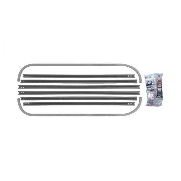 Window Channel Kit - Rear Quarter - Ford Tudor