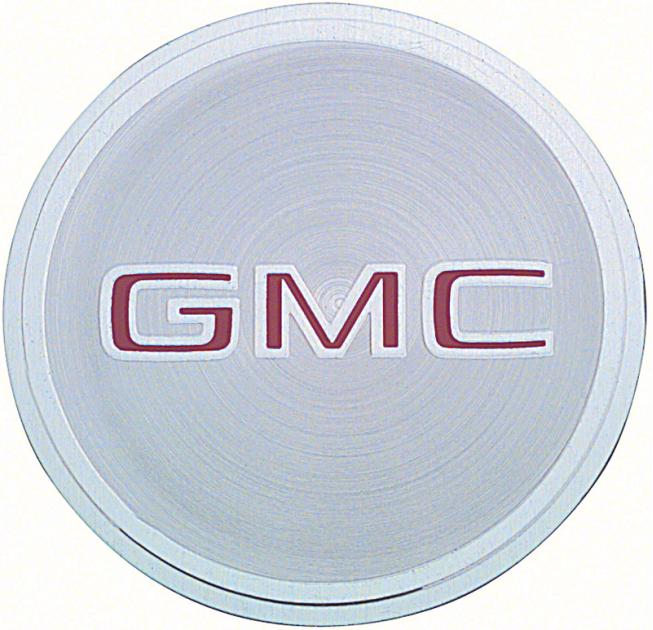 1974-91 GMC Pickup, Suburban, Jimmy, "GMC" Rally Wheel Cap Insert, Each