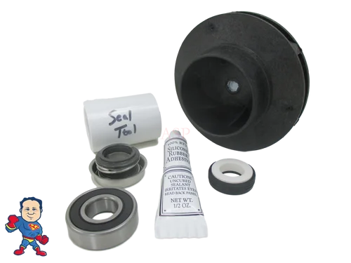2HP Impeller Kit with 1000 Seal & Bearing for Waterway Executive Wet End – Includes Installation Tool